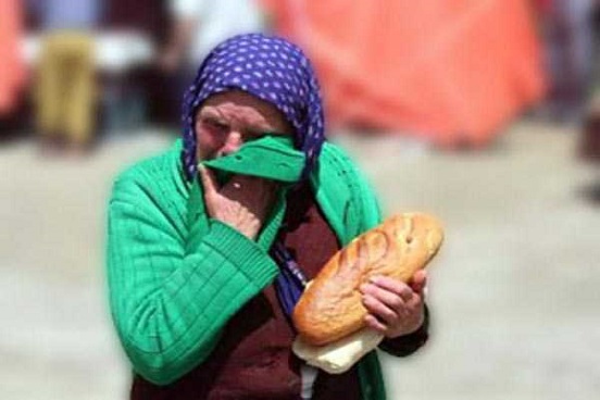 A warm meal for grandparents